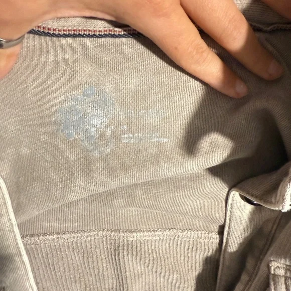 Pilcro Tan/ Purple Shacket Size XS - Picture 7 of 7